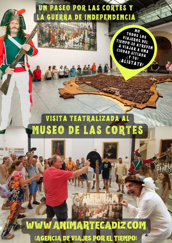 Cartel visita museo cortes